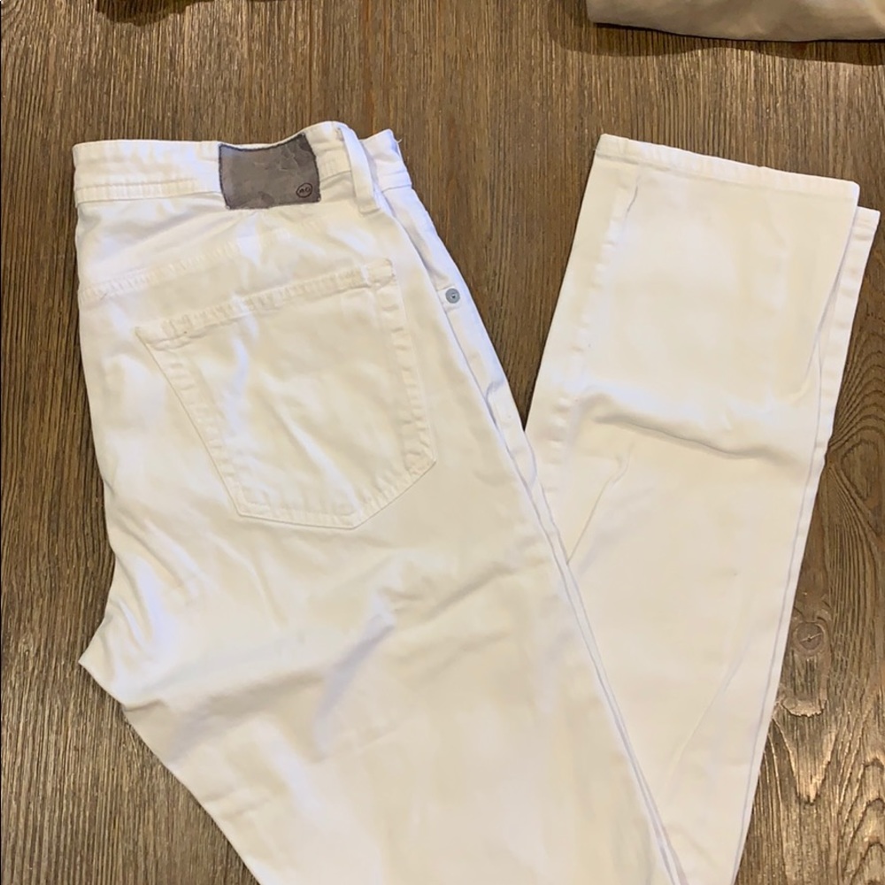 AG white jeans